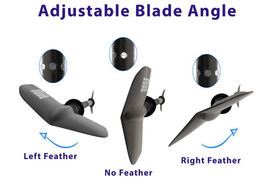 Sea Eagle AB50 FeatherLite Carbon-Fiberglass Paddle – Ultra-Light, 2-Piece Performance Power