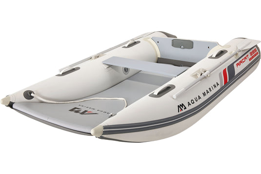 Aqua Marina AirCat 11' Inflatable Catamaran – Stable, Spacious & Power-Ready Watercraft