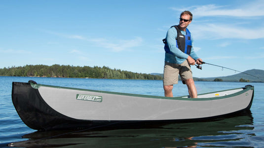 Stable Inflatable Canoe Sea Eagle TC16 Inflatable Travel Canoe – Rigid, Stable & Ultra-Portabl ...