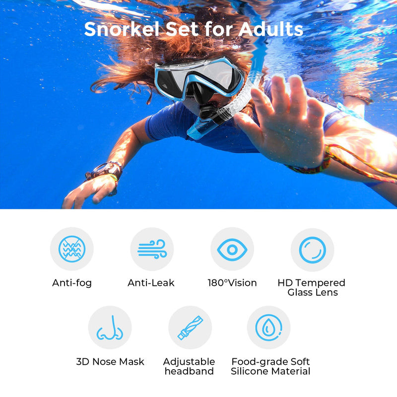 Load image into Gallery viewer, Dive Mask + Snorkel Set
