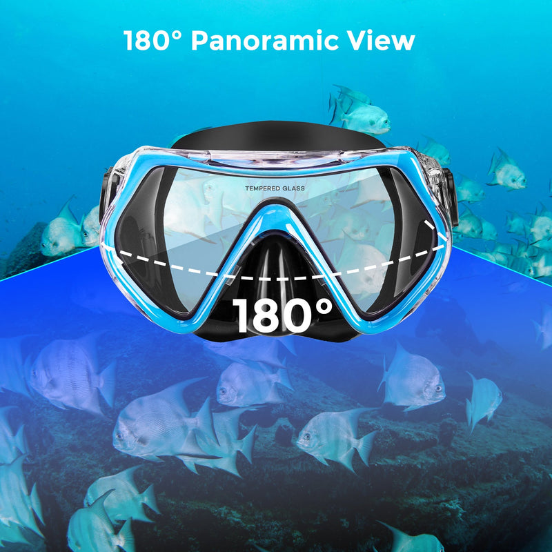Load image into Gallery viewer, Dive Mask + Snorkel Set
