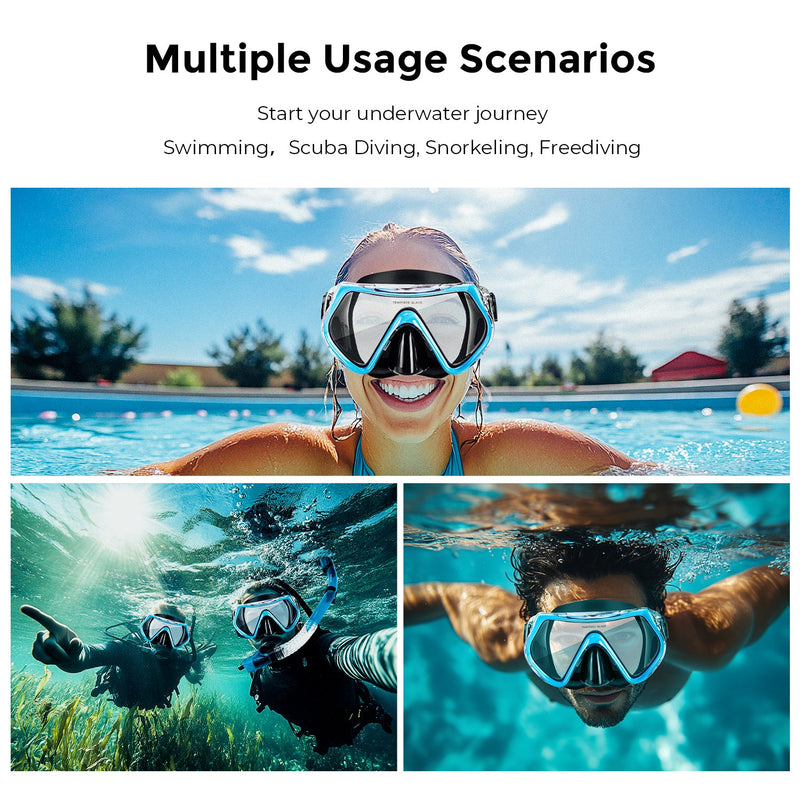 Load image into Gallery viewer, Dive Mask + Snorkel Set
