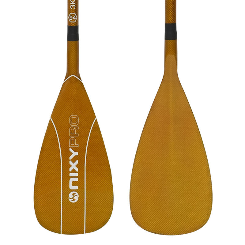 Load image into Gallery viewer, NIXY 3-Piece Adjustable 100% 3K Color Carbon Fiber SUP Pro Paddle
