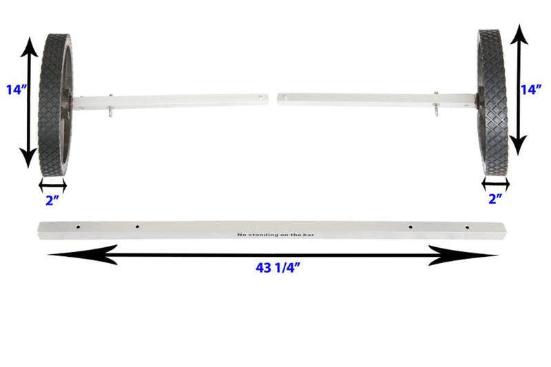 Load image into Gallery viewer, Sea Eagle EZ Cart Wide Wheel System – Lightweight, Adjustable &amp; Rugged Transport Solution

