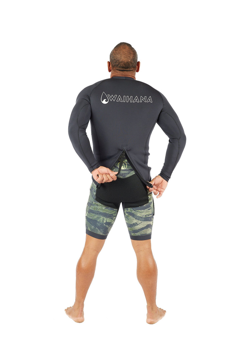 Load image into Gallery viewer, Men&#39;s Rear-zip Surf Top
