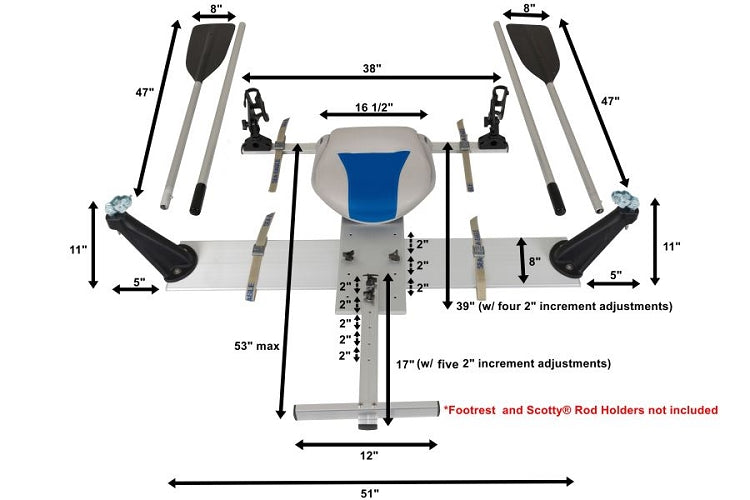 Load image into Gallery viewer, Sea Eagle Universal QuikRow Kit
