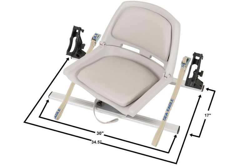 Load image into Gallery viewer, Sea Eagle Swivel Seat Fishing Rig w/ Scotty® Rod Holders
