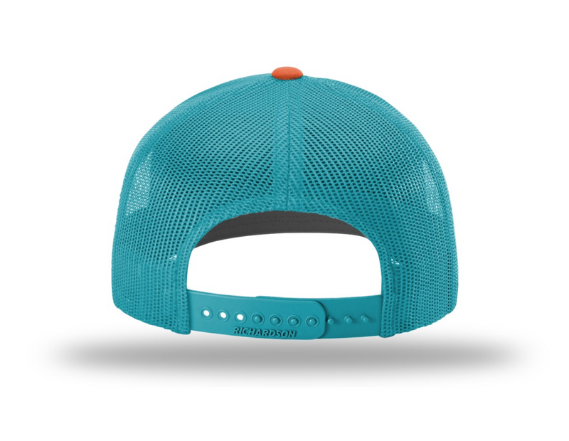 Load image into Gallery viewer, Orange Diamond Head Trucker
