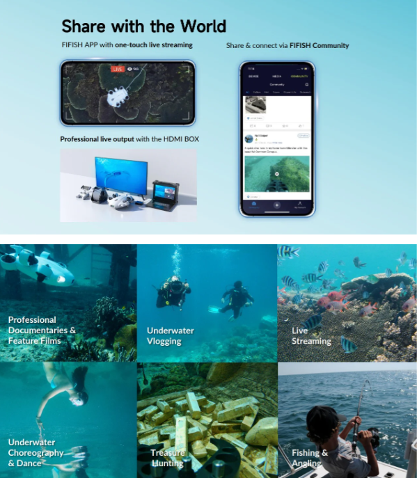 Load image into Gallery viewer, QYSEA Fifish V-EVO ARM 4K Underwater Drone Kit – Intelligent Tracking, Cinematic Control &amp; Precision Grasping Power
