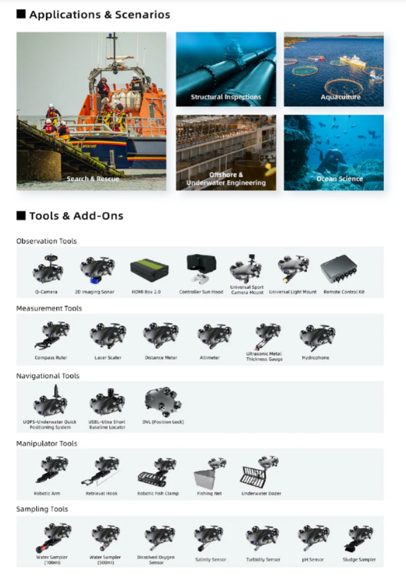 Load image into Gallery viewer, QYSEA FIFISH V6 Expert M100 Underwater Drone – Immersive 4K Vision &amp; Precision Navigation for Serious Marine Work

