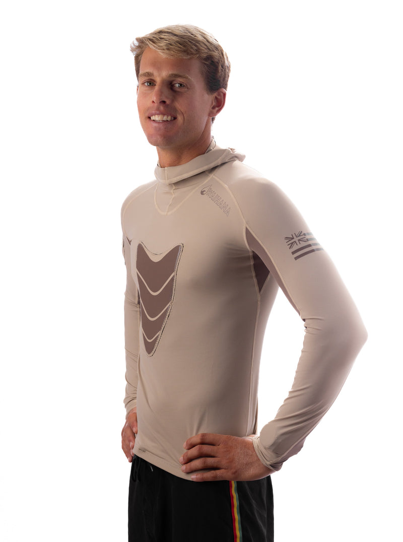 Load image into Gallery viewer, Tan Carvico Spearfishing Rash Guard
