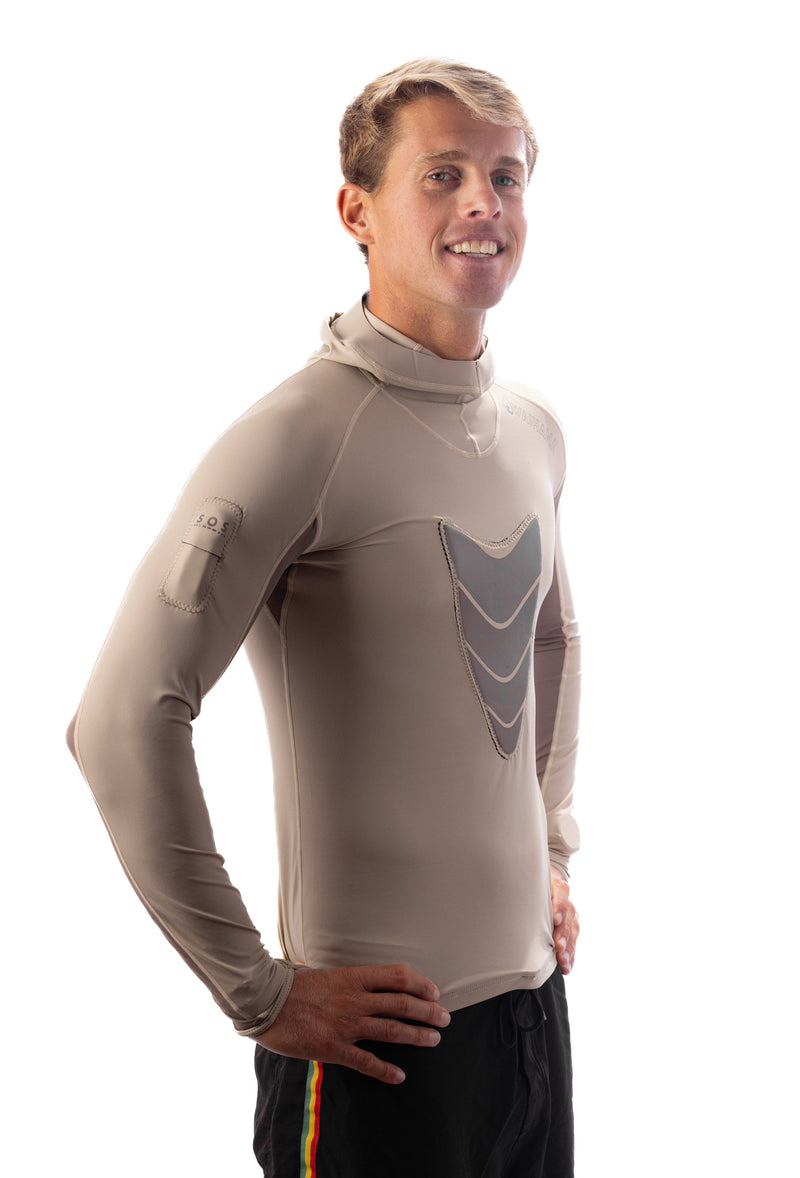 Load image into Gallery viewer, Tan Carvico Spearfishing Rash Guard
