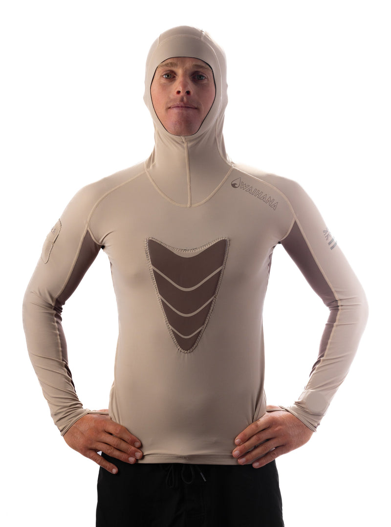 Load image into Gallery viewer, Tan Carvico Spearfishing Rash Guard
