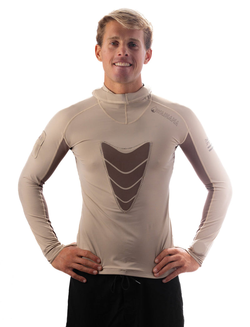 Load image into Gallery viewer, Tan Carvico Spearfishing Rash Guard
