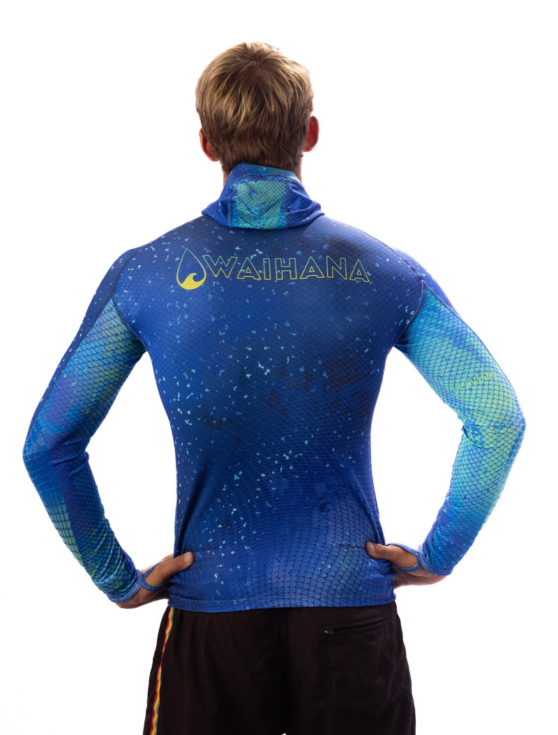 Load image into Gallery viewer, Kajiki Hooded Spearfishing Rash Guard
