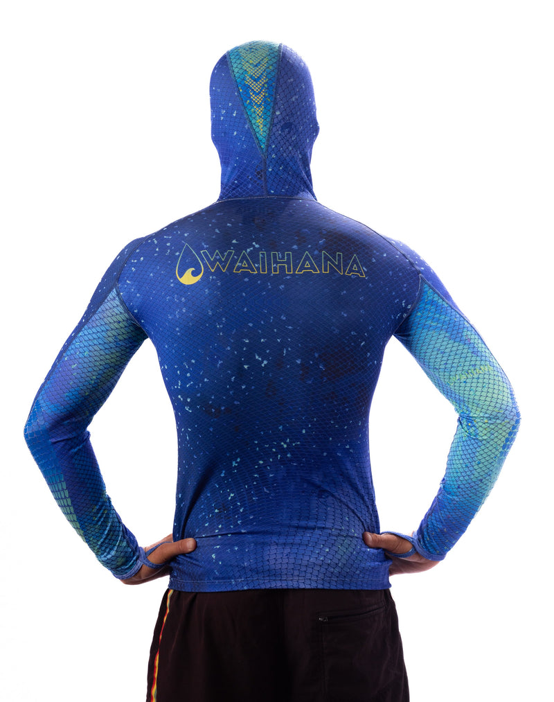 Load image into Gallery viewer, Kajiki Hooded Spearfishing Rash Guard
