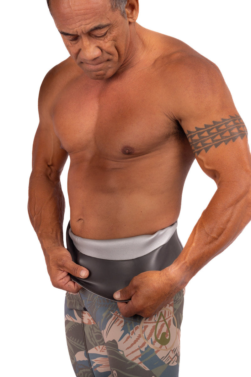 Load image into Gallery viewer, Men’s Hawaiian Brushstroke Spearfishing 3.5mm Wetsuit
