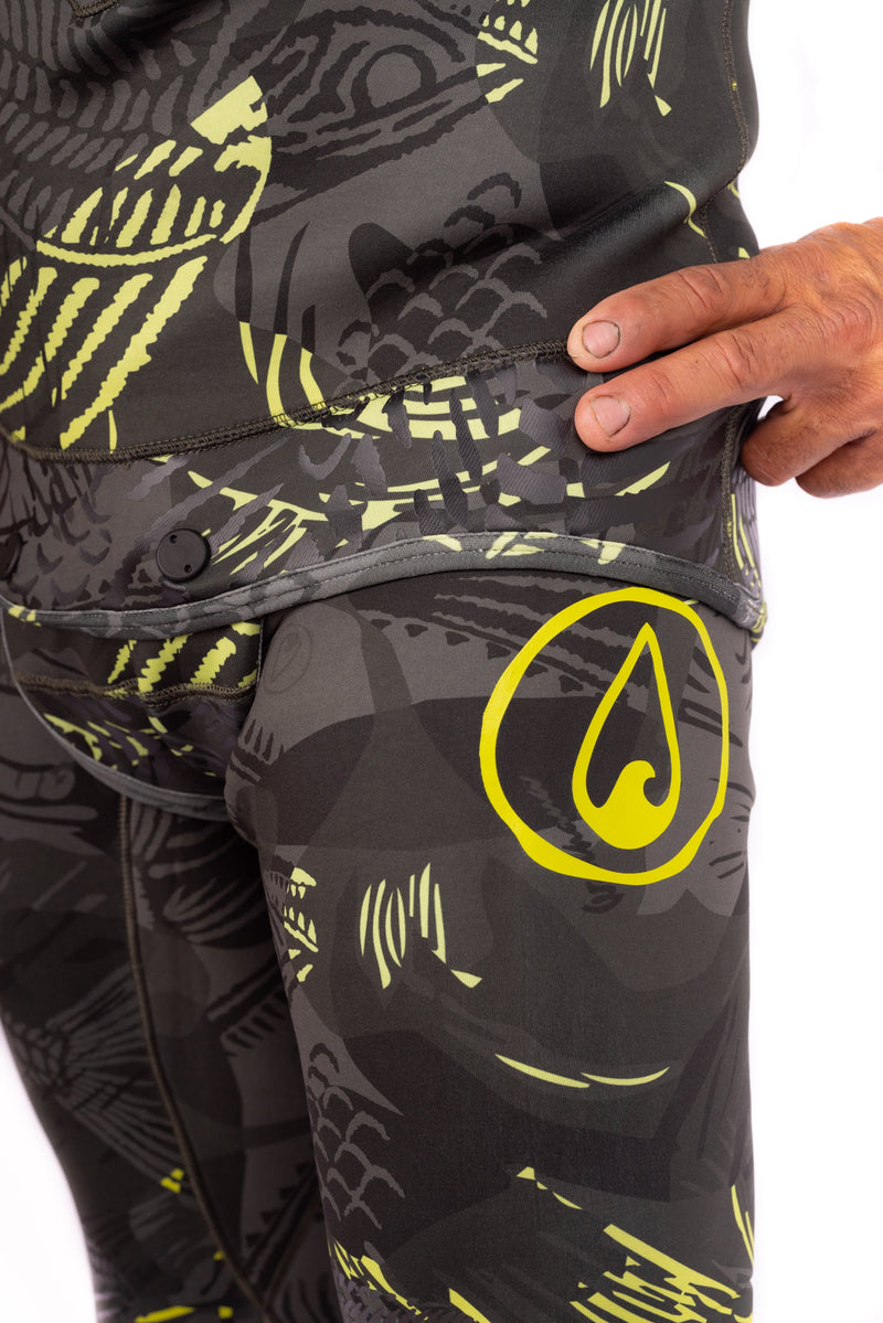Load image into Gallery viewer, Men’s Lime Fishbone Spearfishing 3.5mm Wetsuit
