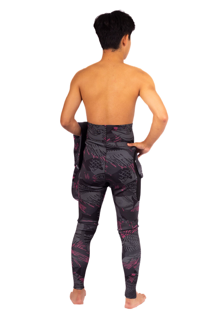 Load image into Gallery viewer, Men’s Pink Fishbone Spearfishing 1.5mm Wetsuit
