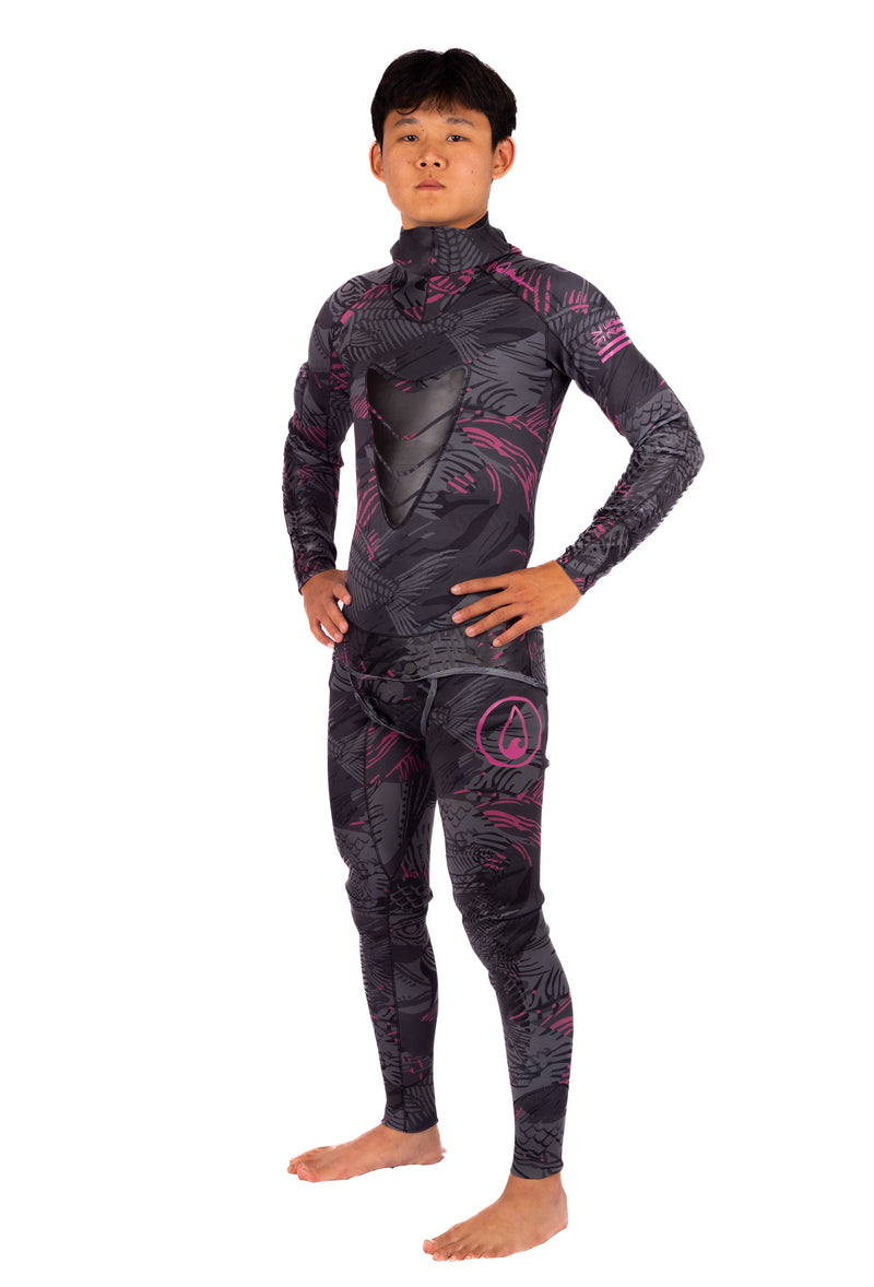 Load image into Gallery viewer, Men’s Pink Fishbone Spearfishing 1.5mm Wetsuit
