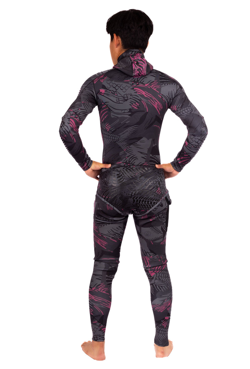 Load image into Gallery viewer, Men’s Pink Fishbone Spearfishing 1.5mm Wetsuit
