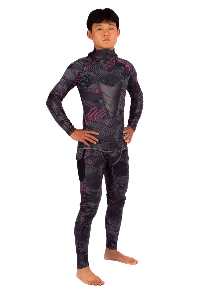 Load image into Gallery viewer, Men’s Pink Fishbone Spearfishing 1.5mm Wetsuit
