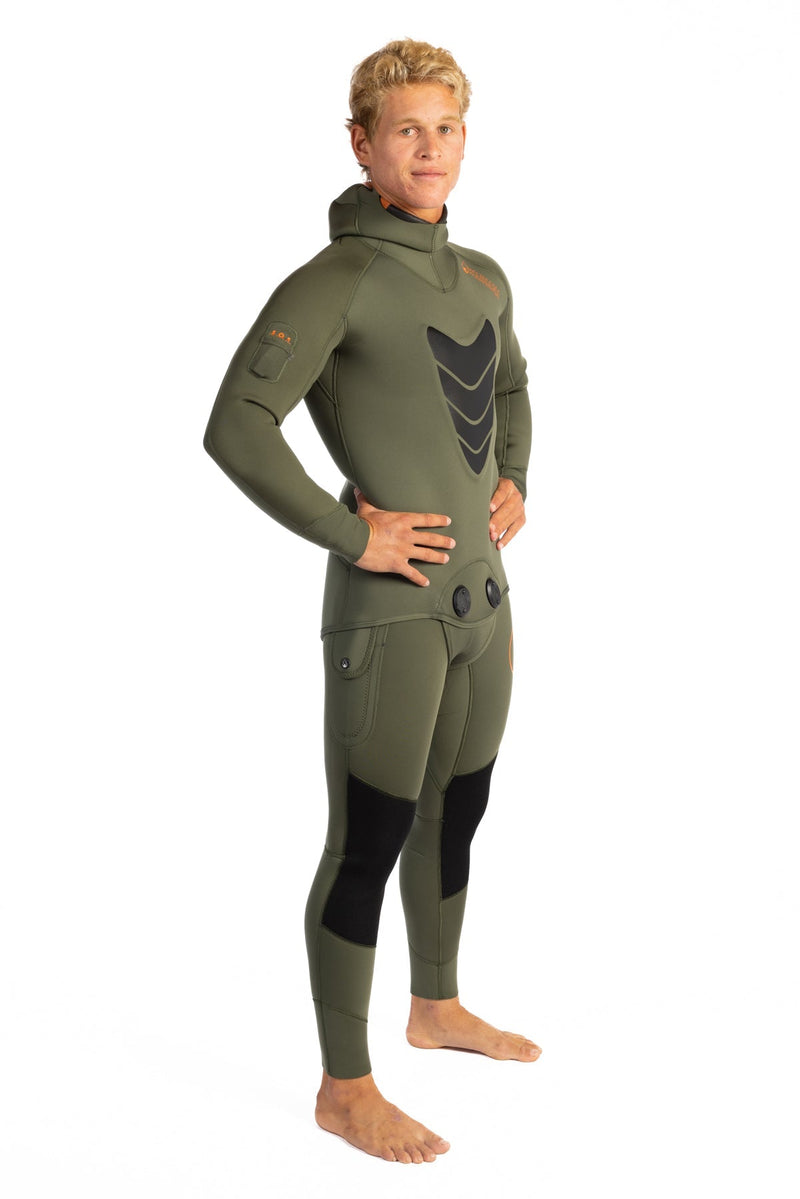 Load image into Gallery viewer, Men&#39;s Ranger Green Essentials Pro 3.0mm Wetsuit
