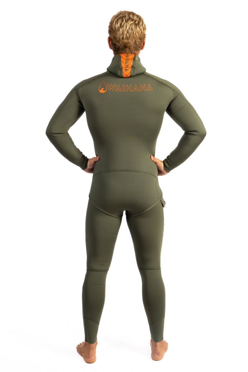 Load image into Gallery viewer, Men&#39;s Ranger Green Essentials Pro 3.0mm Wetsuit
