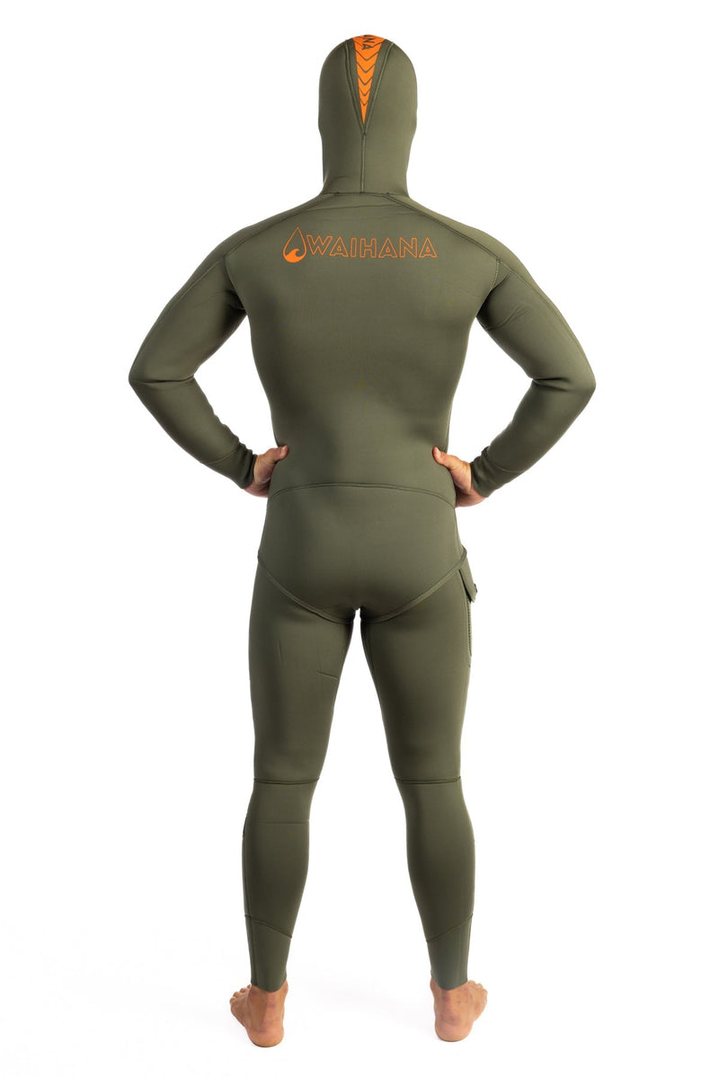 Load image into Gallery viewer, Men&#39;s Ranger Green Essentials Pro 3.0mm Wetsuit
