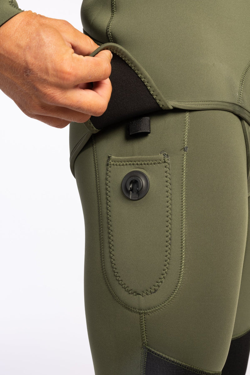 Load image into Gallery viewer, Men&#39;s Ranger Green Essentials Pro 3.0mm Wetsuit
