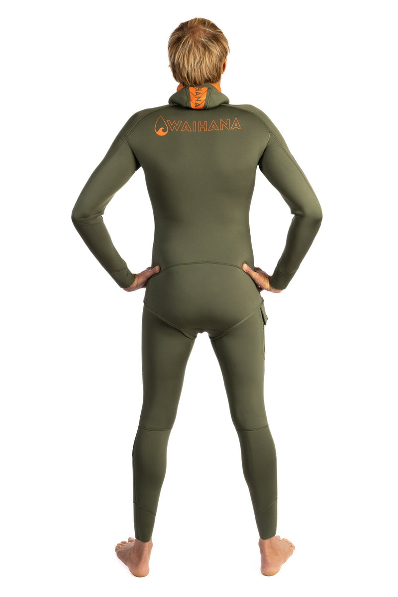 Load image into Gallery viewer, Men&#39;s Ranger Green Essentials Pro 3.0mm Wetsuit
