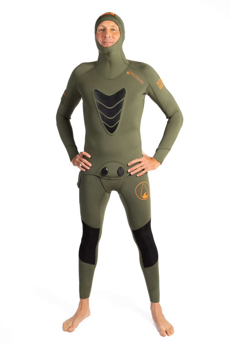 Load image into Gallery viewer, Men&#39;s Ranger Green Essentials Pro 3.0mm Wetsuit

