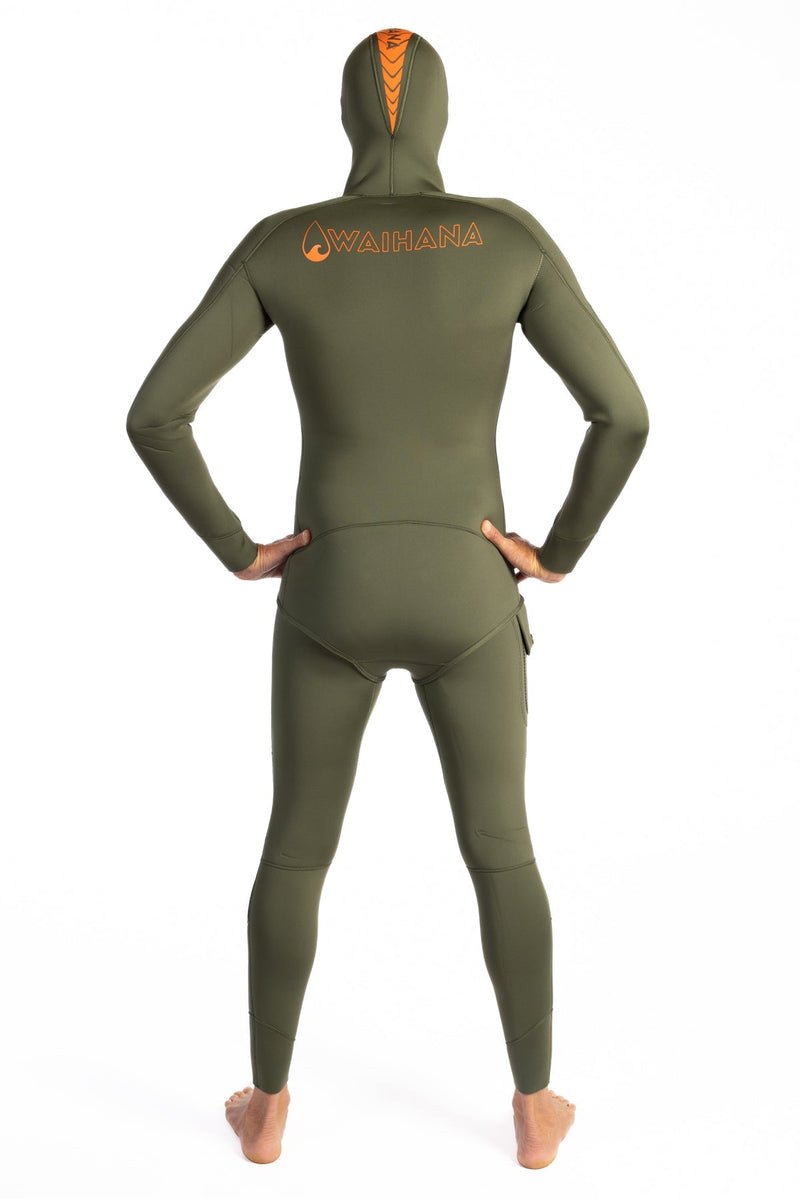Load image into Gallery viewer, Men&#39;s Ranger Green Essentials Pro 3.0mm Wetsuit
