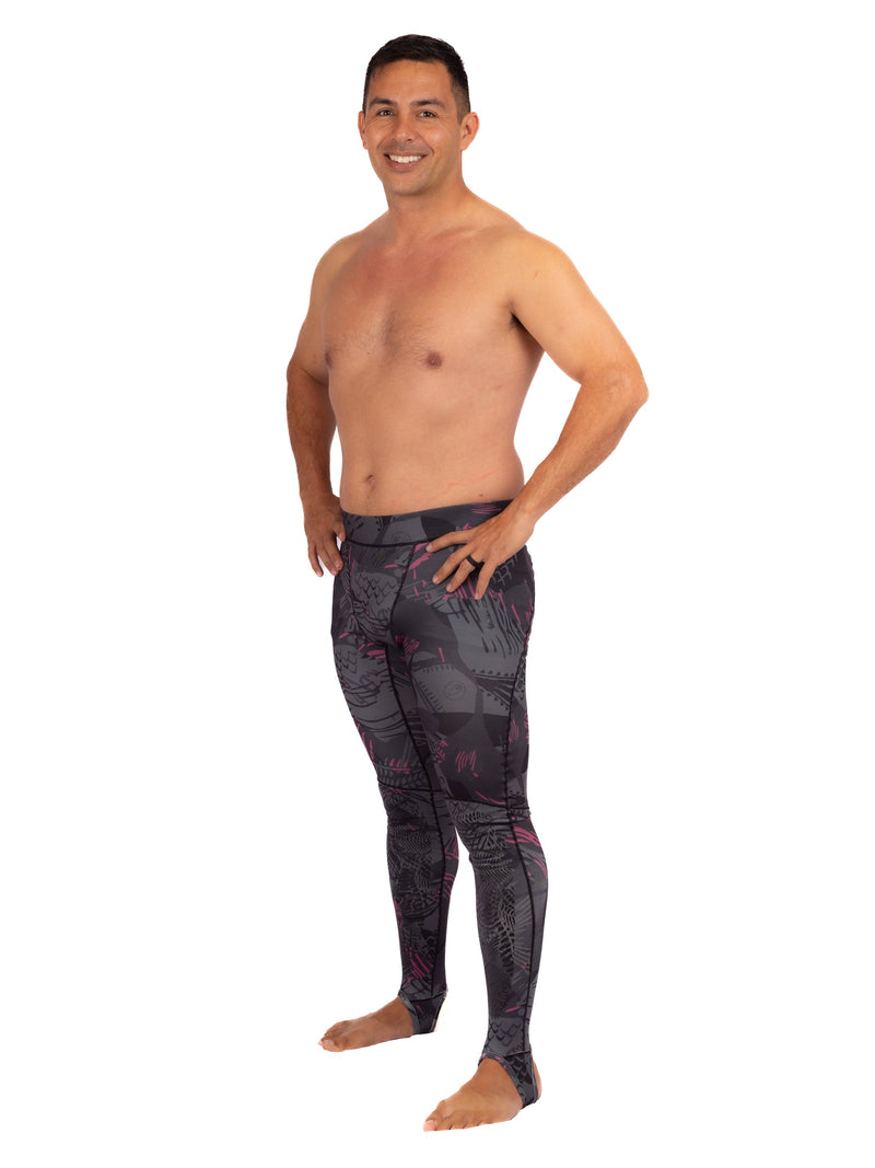 Load image into Gallery viewer, Pink Fishbone Lycra Leggings
