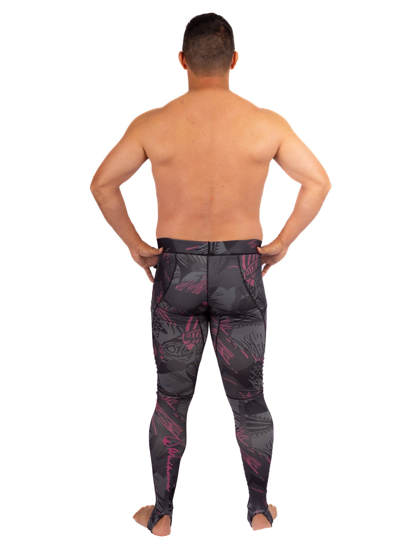 Load image into Gallery viewer, Pink Fishbone Lycra Leggings
