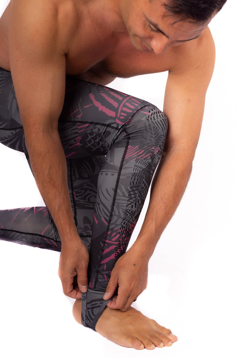 Load image into Gallery viewer, Pink Fishbone Lycra Leggings
