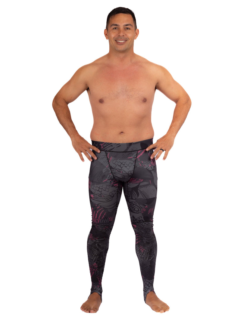 Load image into Gallery viewer, Pink Fishbone Lycra Leggings

