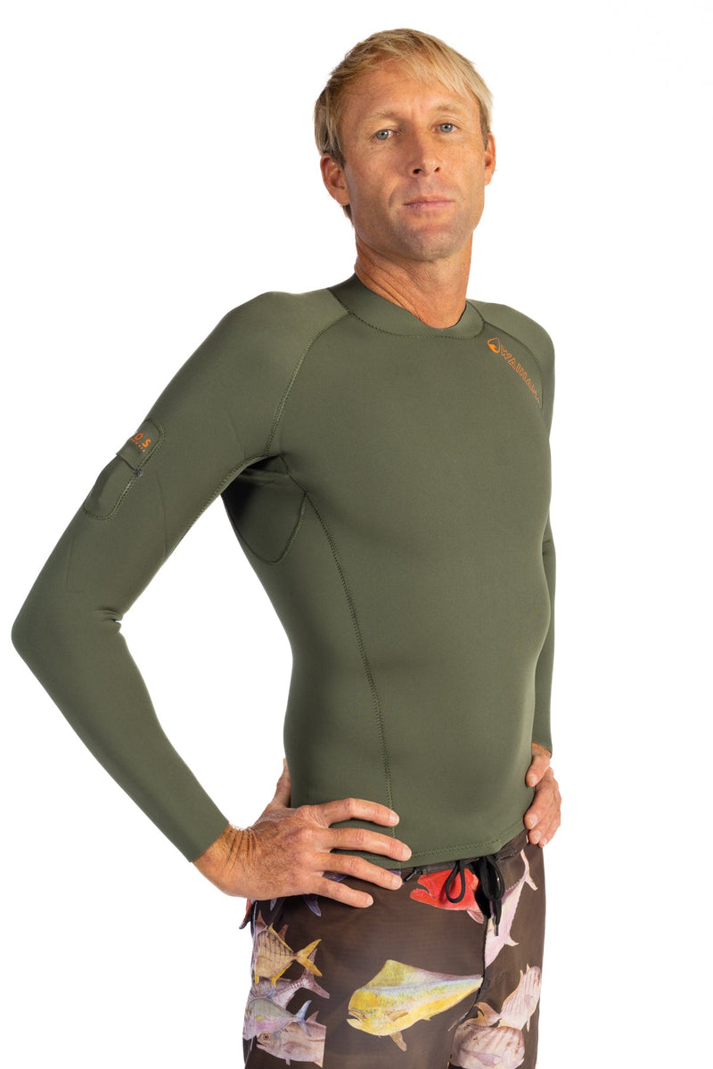 Load image into Gallery viewer, Men&#39;s Rear-zip Surf Top
