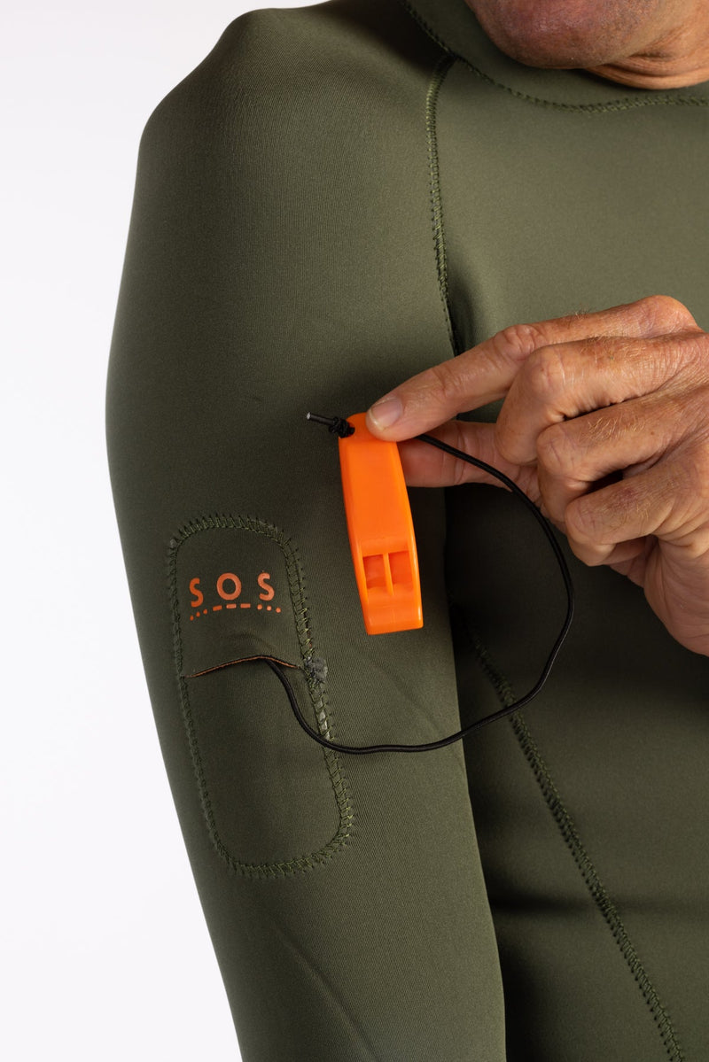 Load image into Gallery viewer, Men&#39;s Rear-zip Surf Top
