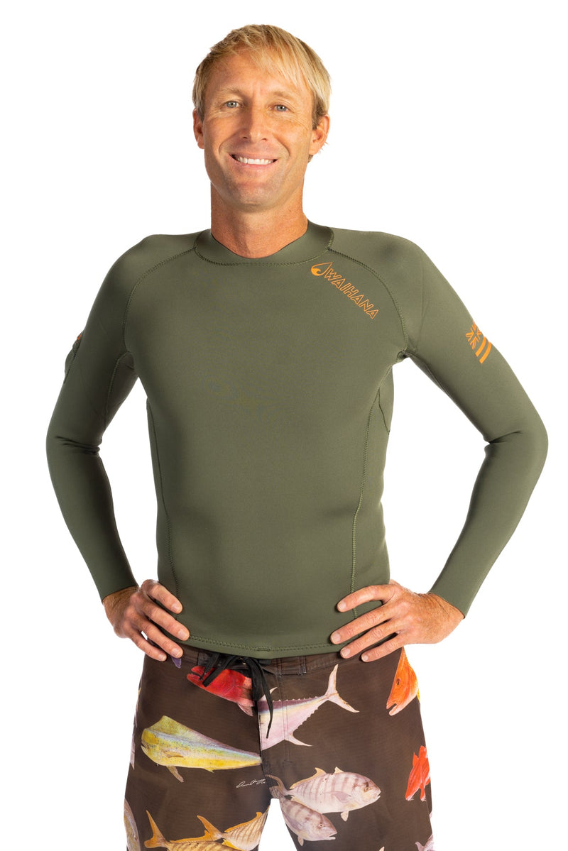 Load image into Gallery viewer, Men&#39;s Rear-zip Surf Top
