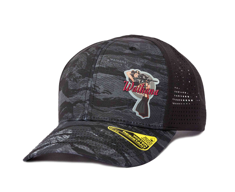 Load image into Gallery viewer, Tropicam Black Hydro Hat
