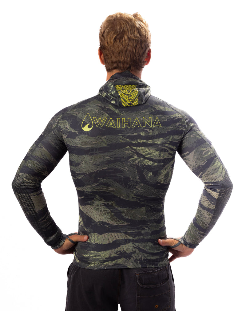 Load image into Gallery viewer, Tropicam Hooded Spearfishing Rashguard
