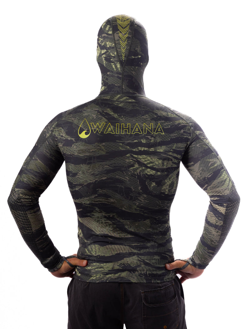 Load image into Gallery viewer, Tropicam Hooded Spearfishing Rashguard
