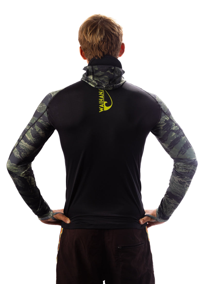Load image into Gallery viewer, Tropicam Hooded Surf Rashguard
