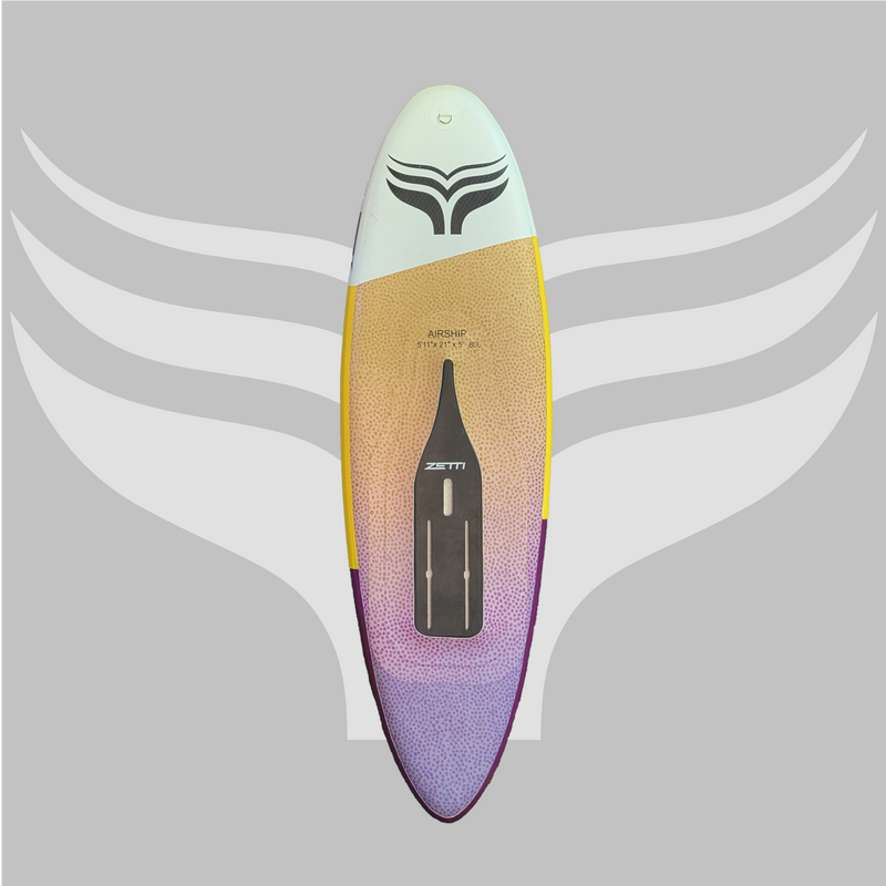 Load image into Gallery viewer, Airship DW: Inflatable Downwind SUP / Wing Board
