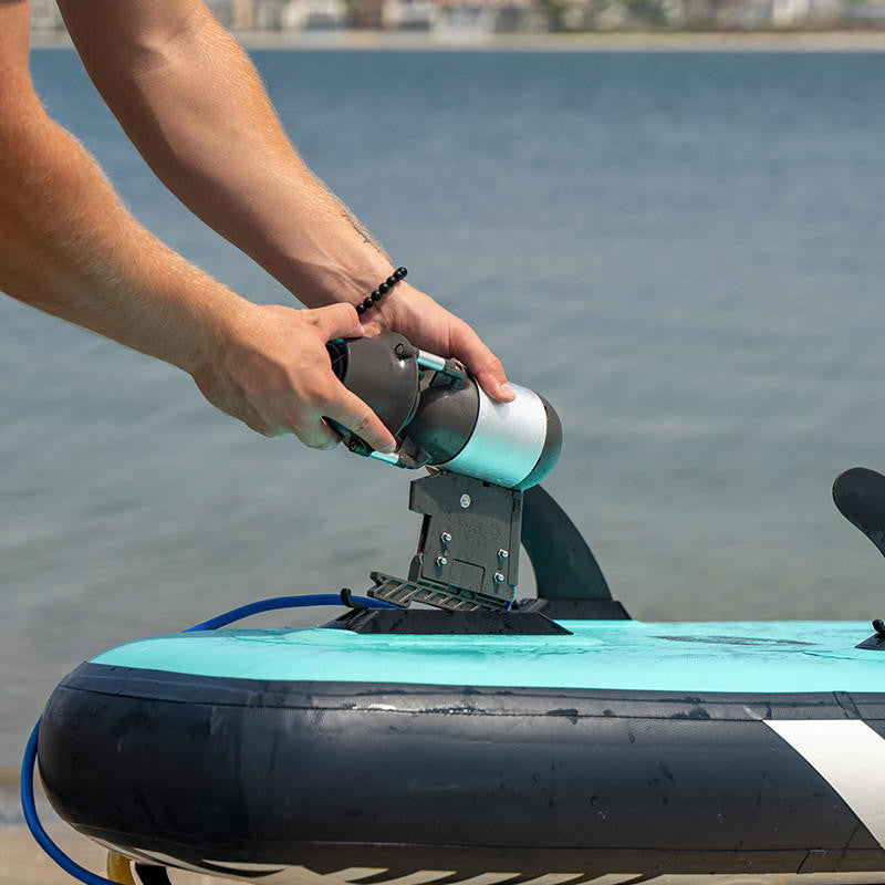 Load image into Gallery viewer, GILI/Bixpy K-1 Outboard Kit - Flip &amp; Lock Fin Adapter Bundle
