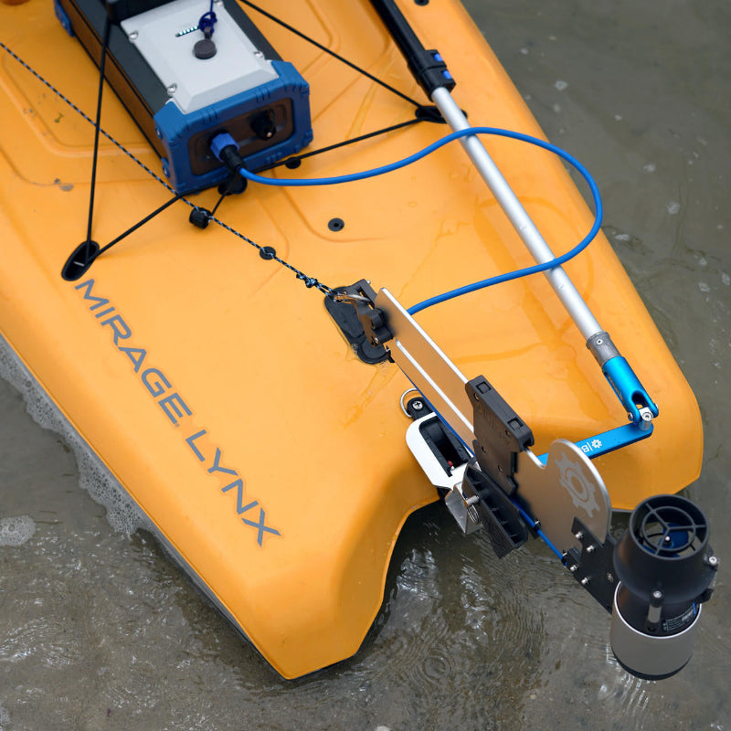 Load image into Gallery viewer, Hobie Lynx Gudgeon with Universal Versa Rudder™ Adapter and Pole Steering
