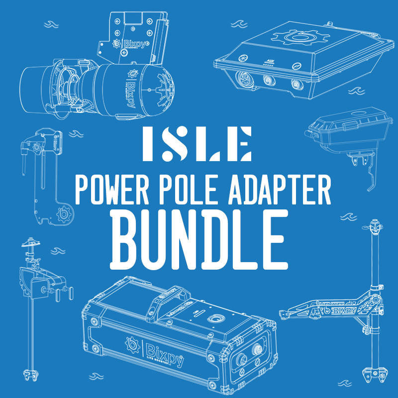 Load image into Gallery viewer, ISLE/Bixpy K-1 Outboard Kit - Power Pole Adapter + Steering Bundle
