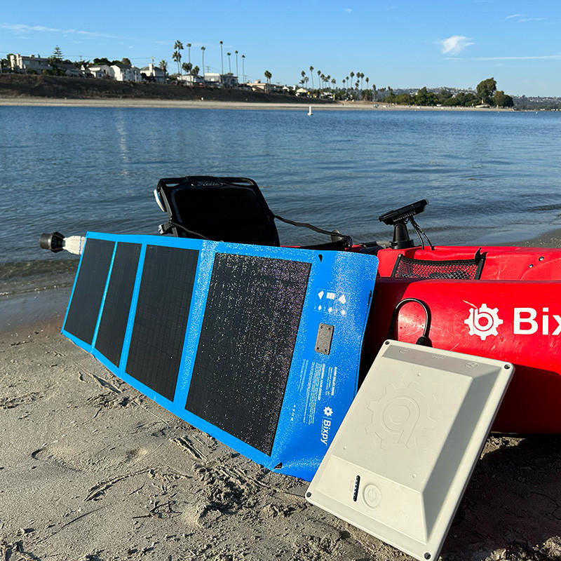 Load image into Gallery viewer, K-1 Outboard Kit with SUN80 Solar Panel
