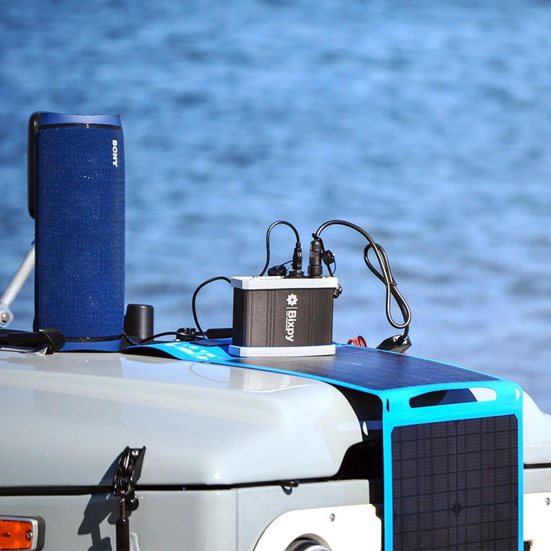 Load image into Gallery viewer, PP-77-AP Power Bank &amp; SUN45 Solar Panel Bundle Kit
